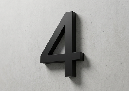 Channel Letter 4 Arial Black