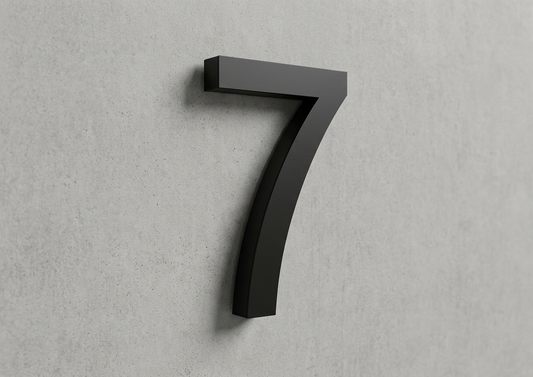 Channel Letter 7 Arial Black