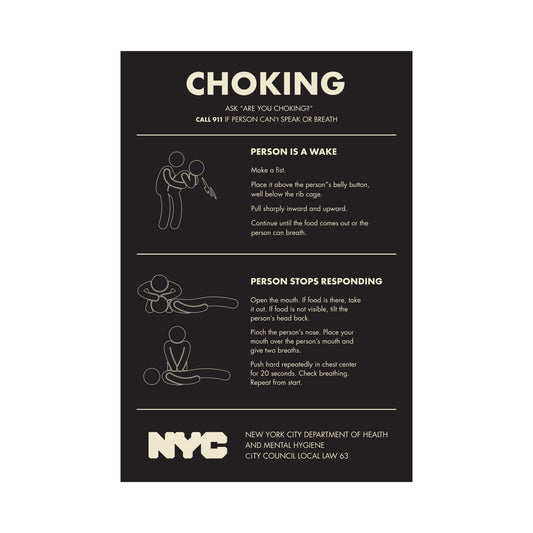 Choking Brass Ada Sign