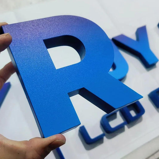 acrylic die cut letter