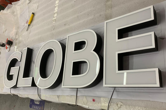 trimcap frontlit led sign