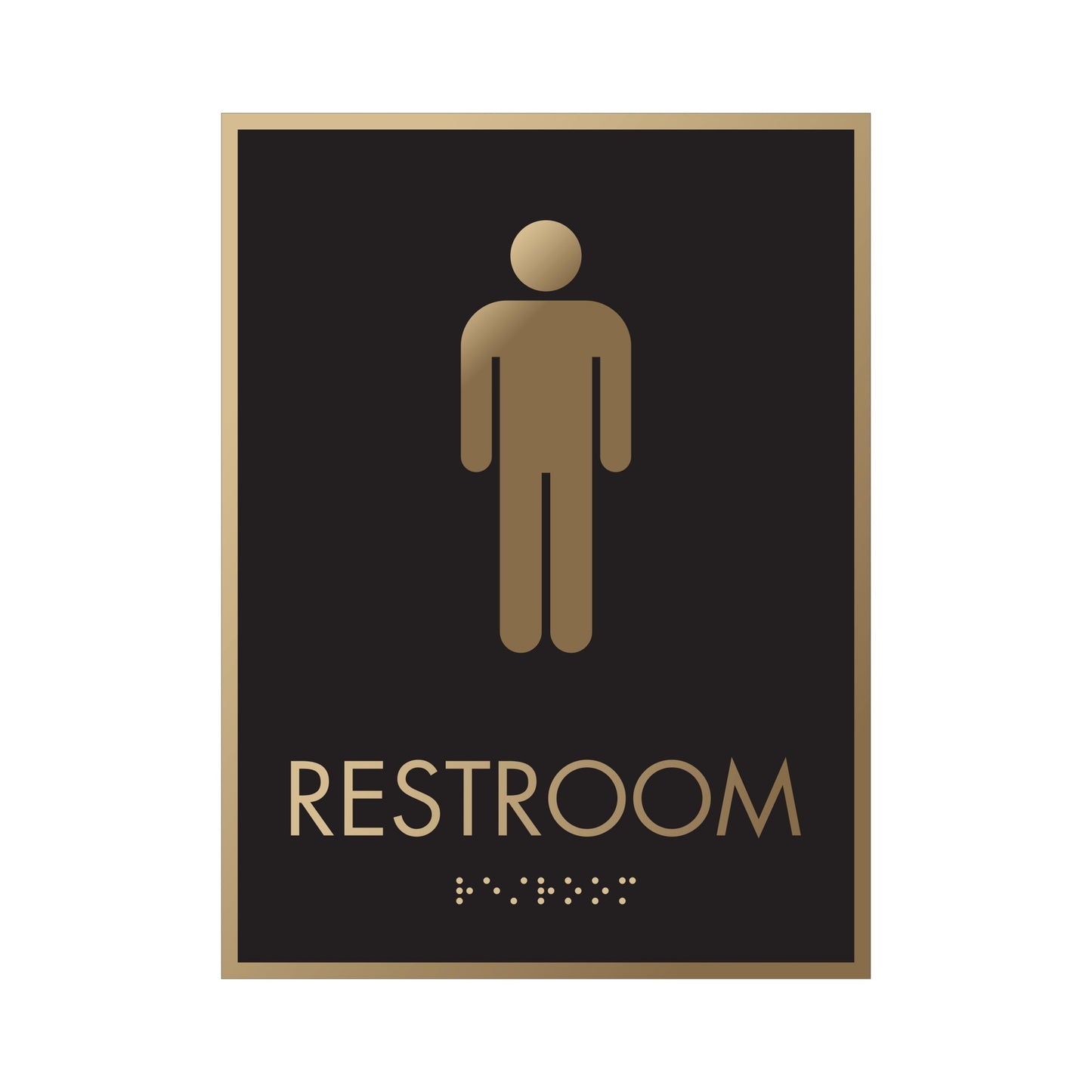 Restroom Man Sign Ada