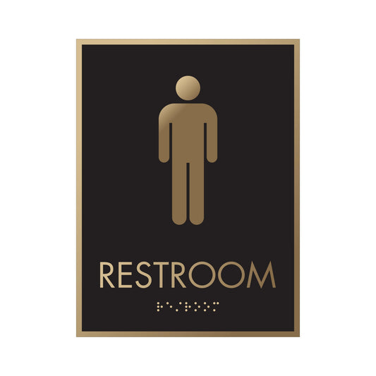 Restroom Man Sign Ada